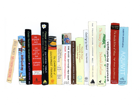 Bookshelf Picture Of Books By Artist Jane Mount 