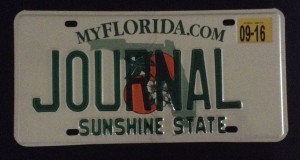 FL License Plate.